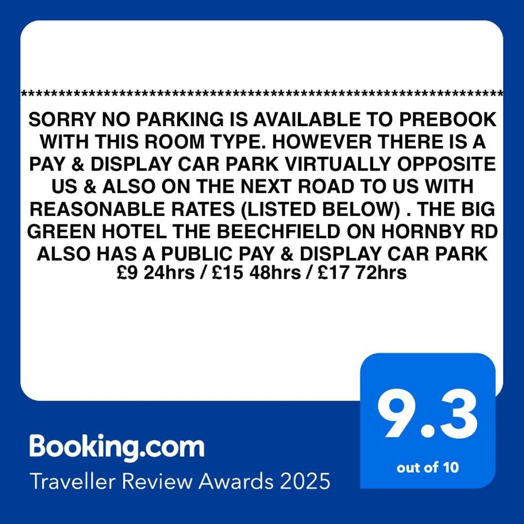 Hornby Villa- 4Star B&B-Couples & Families Only Blackpool Rom bilde